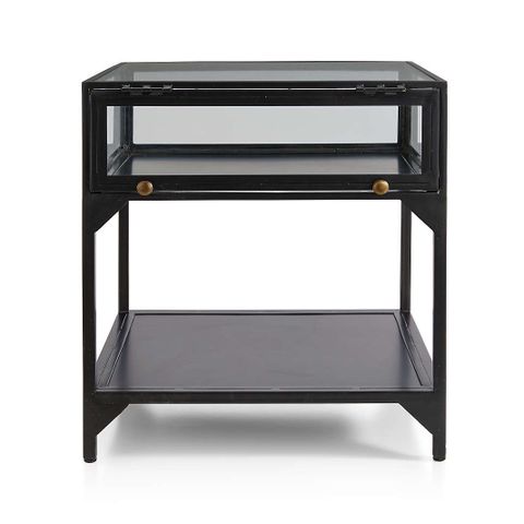 Black Side Tables | Crate & Barrel within Black Side Table